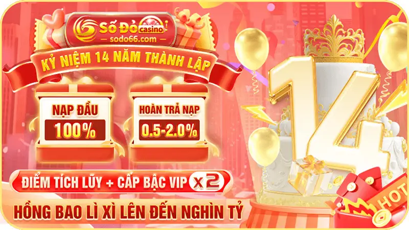 Kỷ niệm 14 năm thành lập Sodo Casino