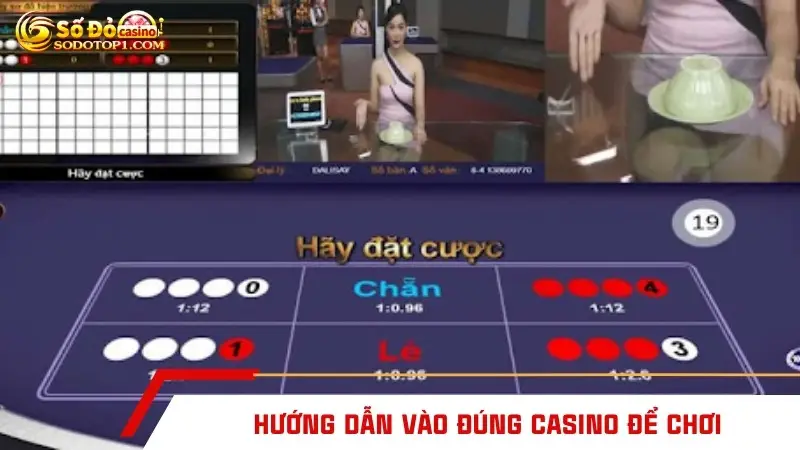 Hướng dẫn vào đúng casino để chơi