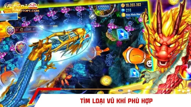 Tìm loại vũ khí phù hợp