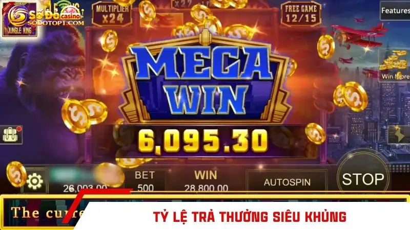 Tỷ lệ trả thưởng siêu khủng