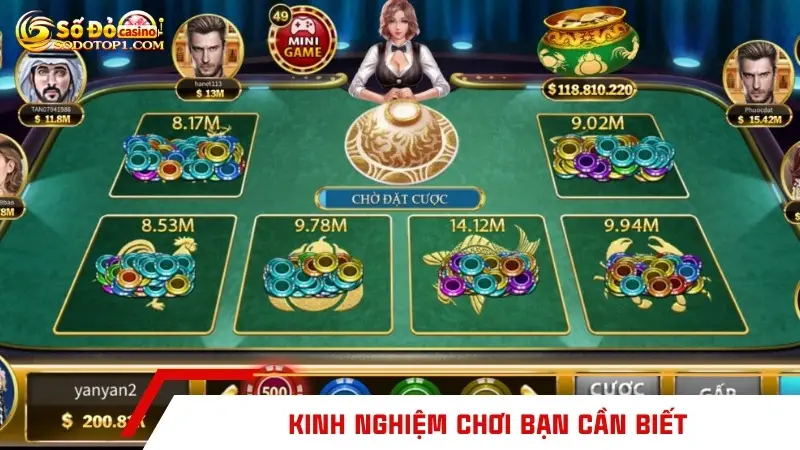 Kinh nghiệm chơi bạn cần biết