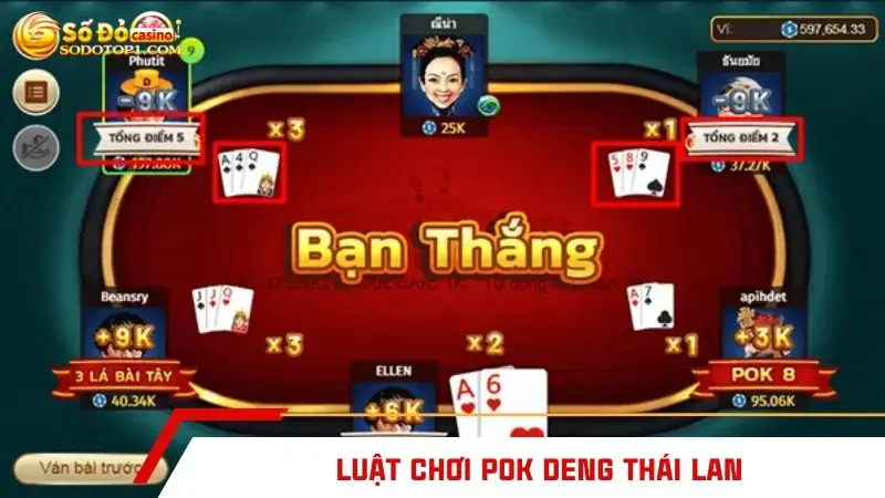 Luật chơi Pok Deng Thái Lan